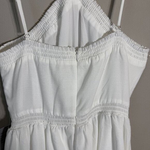 Petal + Pup Madi Maxi Dress Womens Small White Sleeveless Cut Out Flowy Boho NWT - Picture 12 of 15